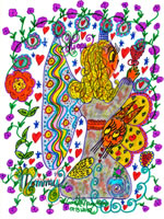 Ingrid's Angel Doodle Art 4 X 6